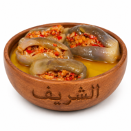مكدوس سوري بزيت الزيتون